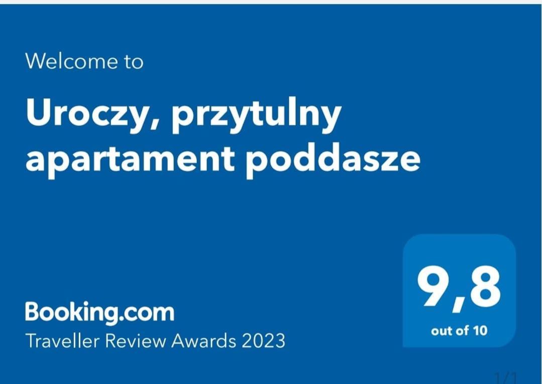 Uroczy, Przytulny Apartament Poddasze ราดอม ภายนอก รูปภาพ